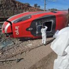 Lugar del accidente de trenes cerca de Adamuz
