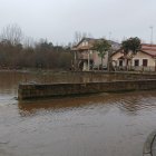 Imagen tomada a algunas de las zonas en alerta por inundaciones tras el desembalse del pantano de Villameca.