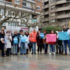 Concentración de médicos en León por el estatuto marco en una foto de archivo.