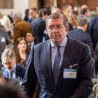 El presidente de Empresa Familiar de Castilla y León (EFCL), Isidoro Alanís, inaugura su Asamblea General de Socios.