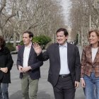 Mercedes Cantalapiedra, Conrado Íscar, Alfonso Fernández Mañueco y María Pardo, en Valladolid.