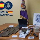 Artículos del clan familiar desmantelado en Palencia