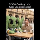 El vídeo muestra a VOX como un muñeco cabreado