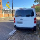 Vehículo requisado por la Guardia Civil