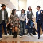 El secretario general del PSOECyL, Carlos Martínez, en la primera reunión del Grupo Parlamentario Socialista tras el 15-M