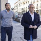 Ignacio Garriga y Carlos Pollán en un acto de la campaña electoral.
