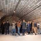 Visita del secretario de Estado de Cultura al Palacio de los Águila en una foto de archivo.