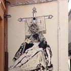 Vandalizan de nuevo el mural urbano de Nuestra Madre de las Angustias, en el centro de Zamora