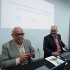 El consejero de Cultura, Turismo y Deporte, Gonzalo Santonja, presenta el informe sobre el estado de conservación de la zona arqueológica de Las Médulas.