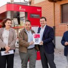 Alfonso Fernández Mañueco, participa en el acto conmemorativo del modelo del transporte de viajeros 'Buscyl'