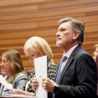 El procurador del PP por Segovia y nuevo presidente de las Cortes, Francisco Vázquez.