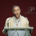 Tomás Sánchez Santiago durante su discurso.