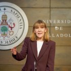 Carmen Camarero, en una imagen de archivo cuando presentaba su candidatura a rectora de la UVa.