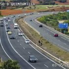 Retenciones en la A-1 en Burgos en el puente de mayo