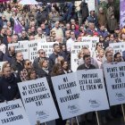 Manifestación en defensa de las conexiones ferroviarias de Salamanca
