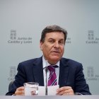 El consejero de Economía y Hacienda y portavoz en funciones, Carlos Fernández Carriedo