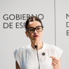 La ministra de Infancia y Juventud, Sira Rego, durante la presentación de los eventos institucionales programados con motivo del mes del Orgullo LGTBIQA+, a 10 de junio de 2026, en Madrid (España). 