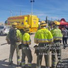 Operativo enviado por la Junta de Castilla y León al incendio de Leciñena (Zaragoza)