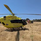Helicóptero medicalizado de Sacyl.
