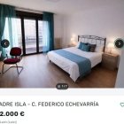 Anuncio de un piso en León para ver el eclipse por 22.000 euros.