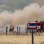 Incendio de nivel dos en Navatejera (León)
