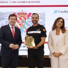 Alfonso Fernández Mañueco, el teniente coronel de la UME, Pablo Samaniego y Adriana Ulibarri.ramiro | diario de león