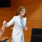 La consejera de Educación, María Pardo, presenta el programa de actuaciones que desarrollará su departamento en la XII legislatura.