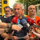 El delegado del Gobierno, Nicanor Sen, comparece ante los medios por el incendio de Ávila