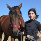 La podóloga equina Judit Velasco
