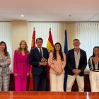 El consejero de Industria, Universidades, Empleo y Comercio, Juan Carlos Suárez-Quiñones, se reúne con ATA