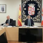 Reunión de la Mesa de las Cortes en la XII Legislatura.