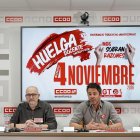 UGT y CCOO anuncian la convocatoria de huelga en la enseñanza.