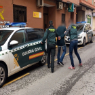 Detención de los siete integrantes de la banda de estafadores. -E. PRESS