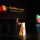 El vicepresidente de la Junta de Castilla y León, Juan García-Gallardo, interviene en la presentación de la Estrategia Turística de Castilla y León. -ICAL