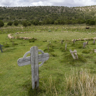 Cementerio de Sad Hill construido para el rodaje de la escena final de la película 'El bueno, el feo y el malo' en 1966.- Ical