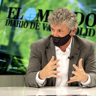Sarbelio Fernández en el programa ‘La Quinta Esquina’, emitido ayer en La 8 de Valladolid. / PABLO REQUEJO
