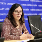 La procuradora de Podemos Castilla y León en las Cortes Laura Domínguez. - ARCHIVO ICAL