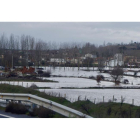 Inundación de granjas y tierras de cultivo en la provincia de Salamanca por el paso de la borrasca Irene. ICAL