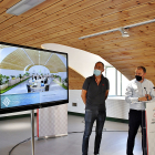 Emilio Fernández y Francisco Requejo en la presentación del proyecto ‘Parque Tecnológico Silver’. D. Z.