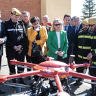 La secretaria de Estado de Defensa, María Amparo Valcarce, presenta la nueva Unidad de Drones. - ICAL