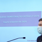 El consejero de Economía y Hacienda, Carlos Fernández Carriedo, presenta la Contabilidad Regional de la Comunidad correspondiente al cuarto trimestre y al ejercicio completo de 2020.- ICAL