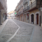 Calle empedrada de Riaza, en Segovia. -AYTO RIAZA