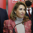 La ministra de Transportes, Movilidad y Agenda Urbana, Raquel Sánchez, visita Soria para arropar a la candidatura socialista a las Cortes de Castilla y León. -ICAL