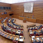 Vista del hemiciclo durante un Pleno de las Cortes de Castilla y León, en una imagen de archivo. - ICAL