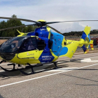 Helicóptero medicalizado de Emergencias Sanitarias. / DV