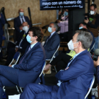 El presidente de la Junta, Alfonso Fernández Mañueco, junto al expresidente del Gobierno, José Luis Rodríguez Zapatero, en la inauguración de PRESURA20.- ICAL