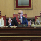Los astronautas de León fueron recibidos en el Ayuntamiento de la ciudad. ICAL