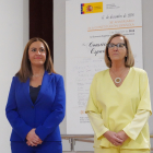 La delegada del Gobierno en Castilla y León, Virginia Barcones, preside el acto de toma de posesión de la nueva presidenta de la Confederación Hidrográfica del Duero, María Jesús Lafuente Molinero. Ical