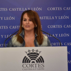 La portavoz adjunta del Grupo Socialista en las Cortes de Castilla y León, Patricia Gómez Urbán. - PSOE