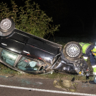 Un herido en un accidente de tráfico en el término municipal de Robleda, Salamanca. - ICAL